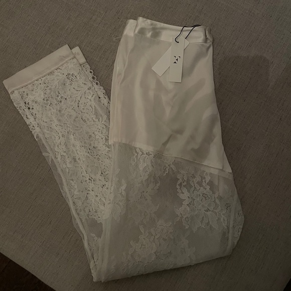 Fleur Du Mal Lace Silk Combo PJ Pant - Picture 7 of 7